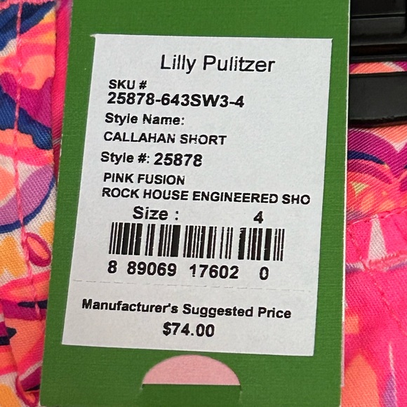 Lilly Pulitzer Callahan Shorts Size 4 - NWT - Picture 7 of 7